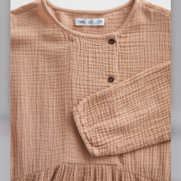 Zara Kids Cotton Dress - Picture 4 of 12